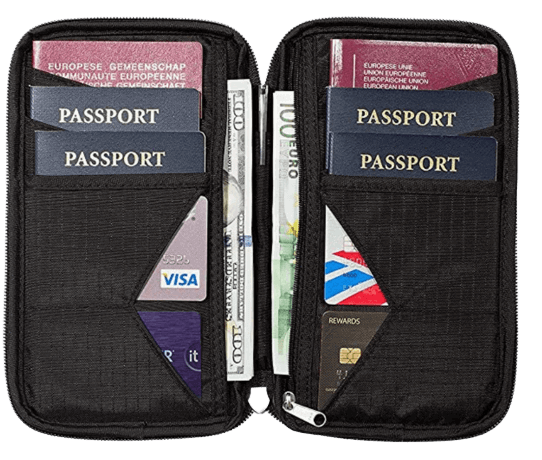 useful travel accessories for seniors passport holder