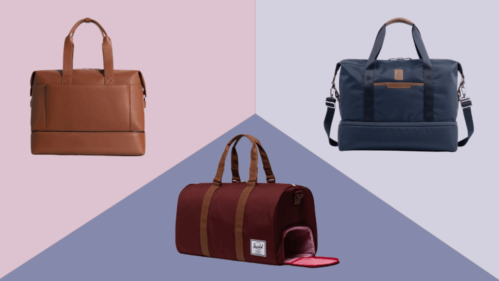 13 Stylish Weekend Bags With a Separate Shoe Compartment - Travel Tips ...