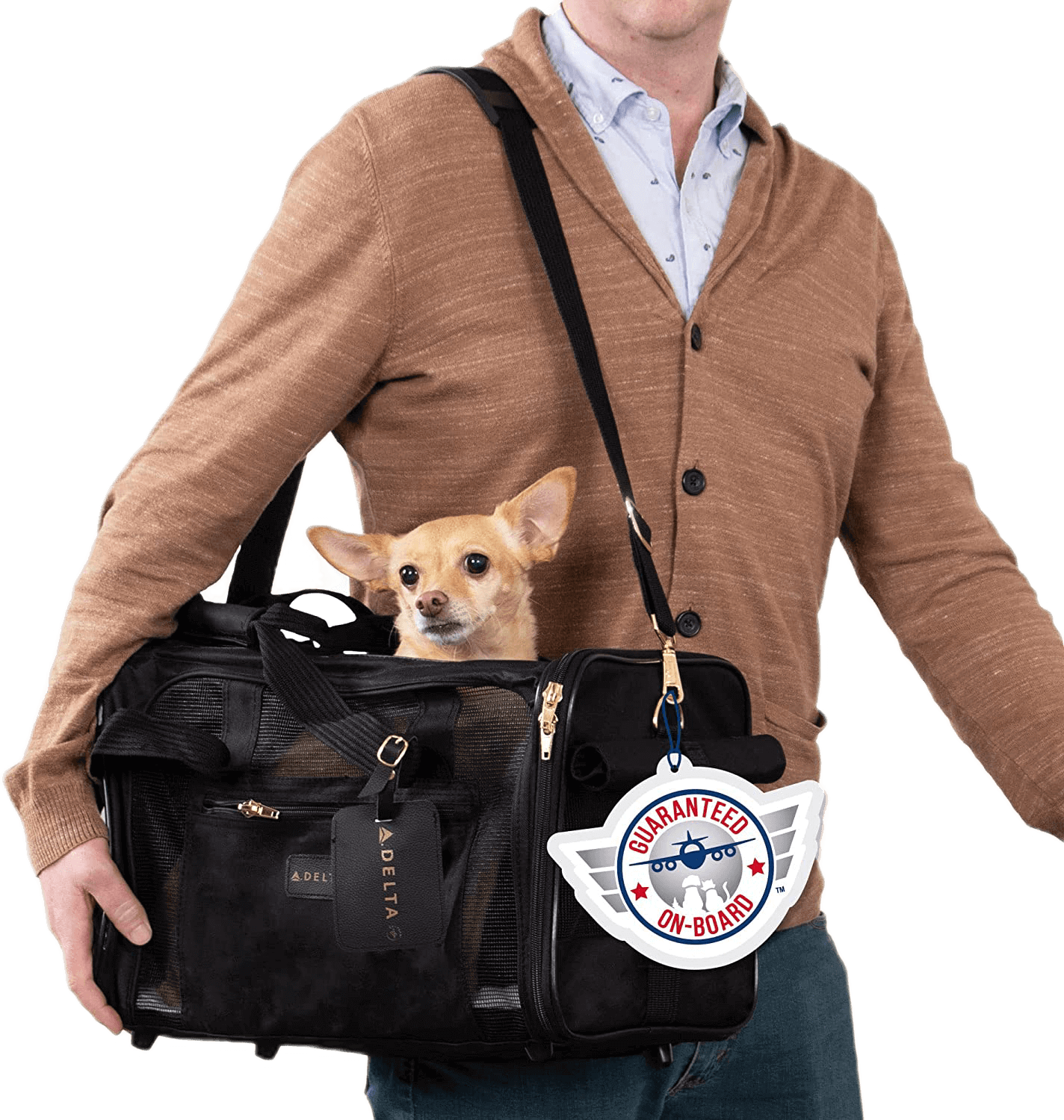 Sherpa Delta Airline Approved Dog Carrier dog travel accessories