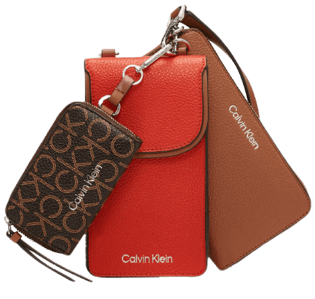 calvin klein bella 3 in 1 phone crossbody bags