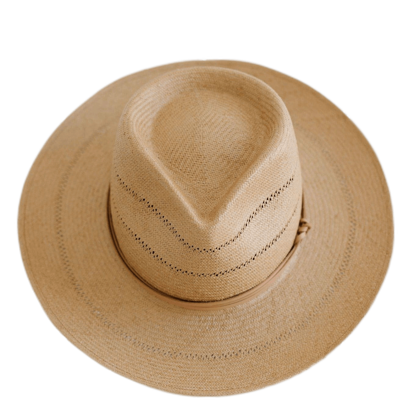 arlo honey straw teardrop fedora