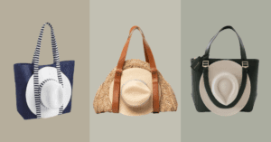 tote carrying hat