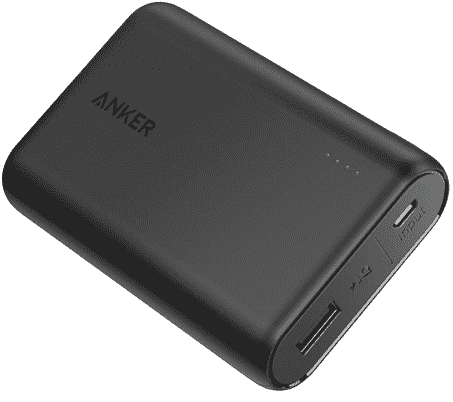 Anker PowerCore 10000 Portable Charger travel accessories for frequent flyers