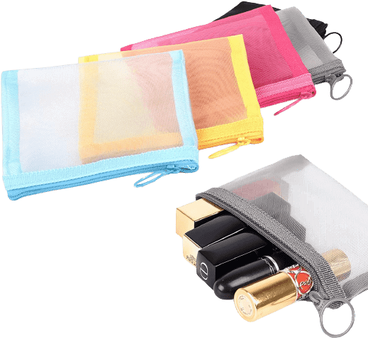 Patu Mini Zipper Mesh Bags Travel Accessories Every Woman Needs