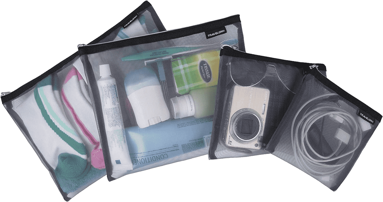 Travelon Set of 4 Mesh Pouches travel accessories