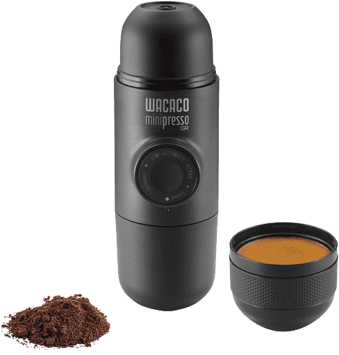 WACACO Minipresso GR, Portable Espresso Machine Travel Accessories for Frequent Flyers