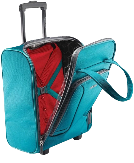 American tourister softside underseat roller bag
