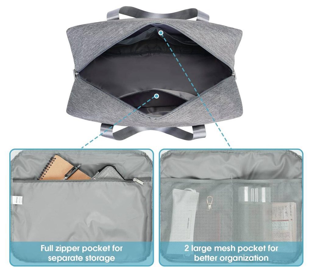 Narwey Duffel Bag Underseat Carry
