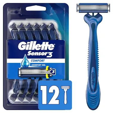 Gillette Sensor3 Comfort Men's Disposable Razors