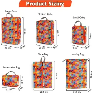 Betsy Bag Compression Packing Cubes