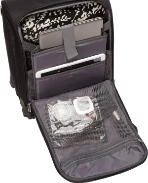 Open samsonite underseat spinner