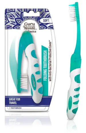 GuruNanda Folding Toothbrush