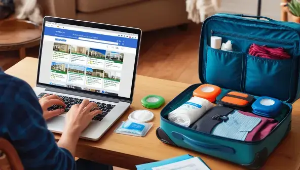 Pre-Arrival Preparation hotel room guide
