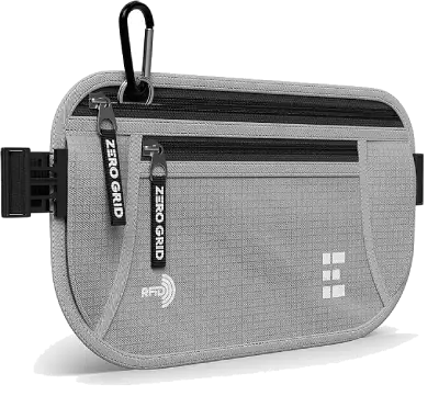 Zero Grid Money Belt for Secure Travel