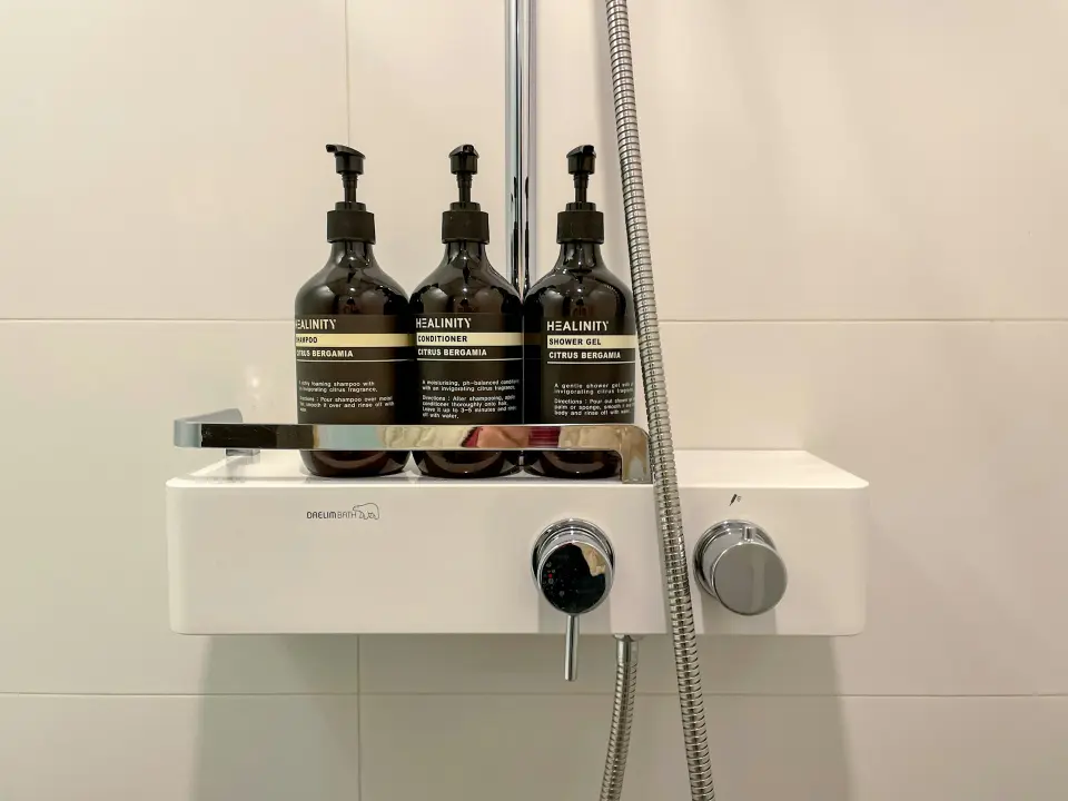 toiletry bottles