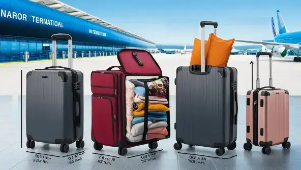 size and mobiity international luggage