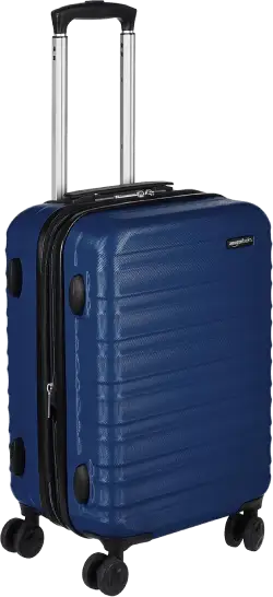 Amazon Basics Expandable Hardside Carry-On, durable luggage