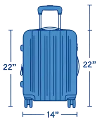 united carry-on size