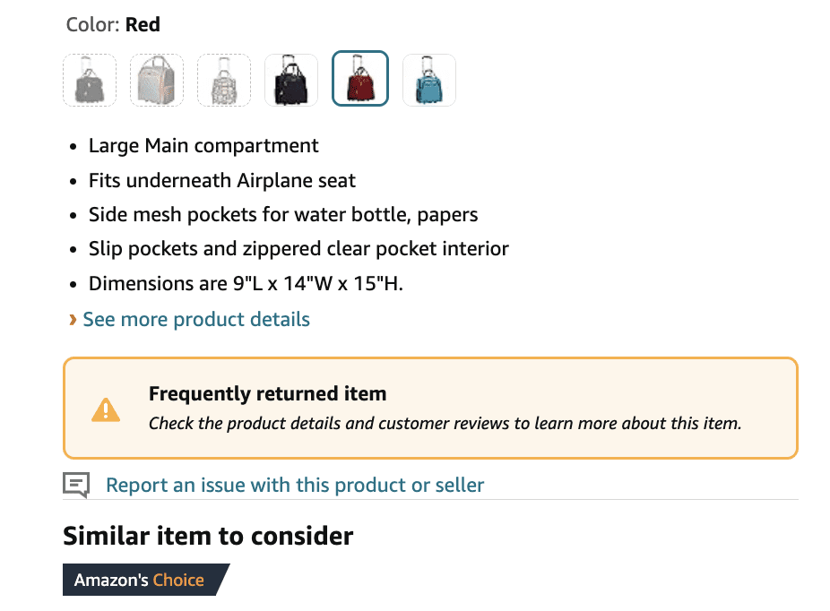 Amazon warning