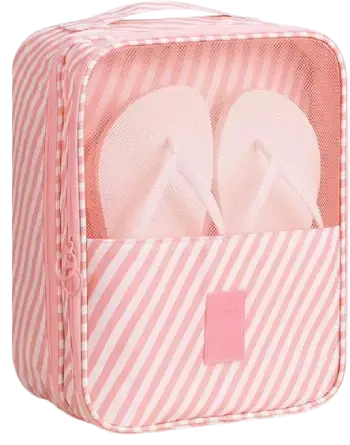 Mossio Shoe Bag Review Pink and White