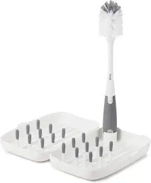 OXO Tot Travel Size Drying Rack with Bottle Brush