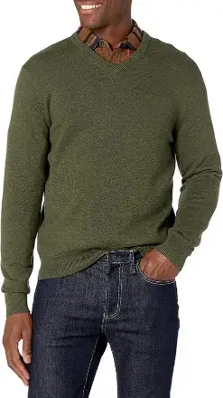 Amazon Essentials Men's V-Neck Sweater