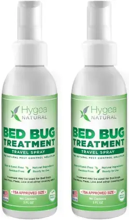Hygea Bed bug spray hotel travel essentials