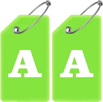 Gostwo Initial Luggage Tag 2 Pack