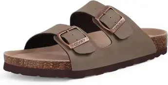 odoly Women's Cork Footbed Slide Sandal