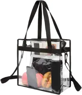 BAGAIL Clear Bags Stadium Approved Clear Tote Bag