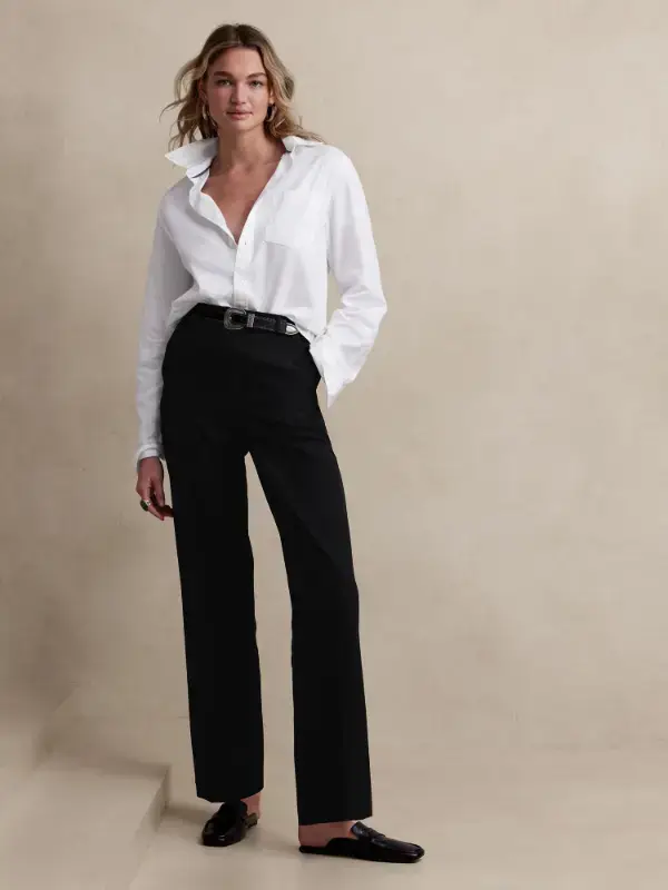 Banana Republic SCULPTED STRAIGHT PANT