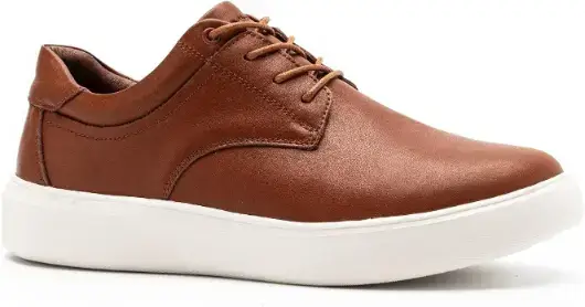 OrthoComfoot Men's Orthopedic Wide Leather Dress Walking Shoes