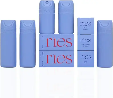 Ries Essential Refillable Toiletry Travel Bottles