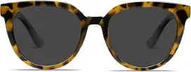SOJOS Trendy Cat Eye Round Polarized Sunglasses