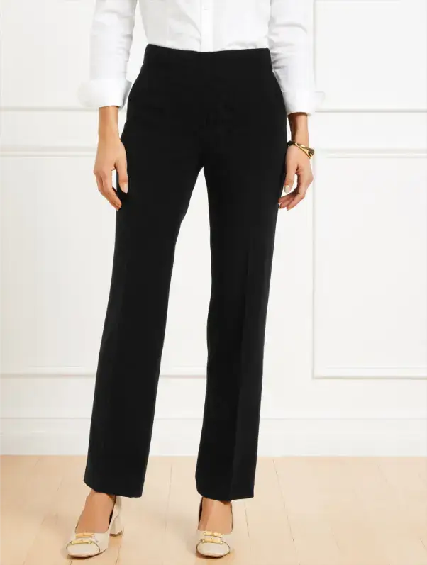 Talbots Easy Travel Straight Leg Pants