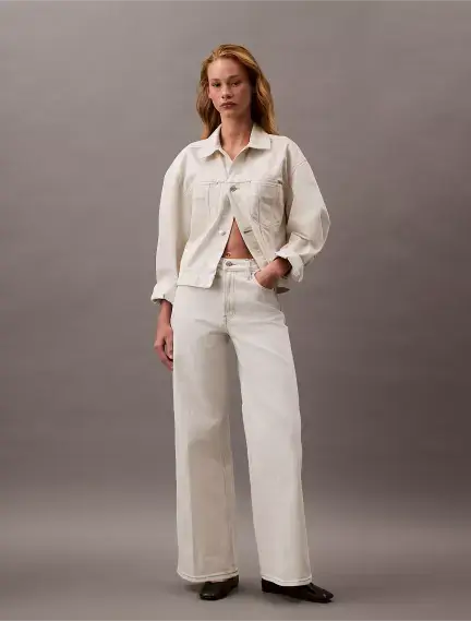Macy's Ultra High Rise Wide Leg Fit Jeans