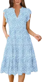 ANRABESS Summer Tiered Dress