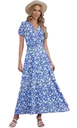 AUSELILY maxi dress