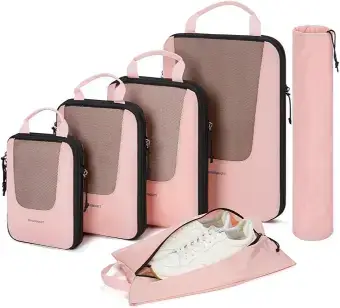 BAGSMART Compression Packing Cubes for travel
