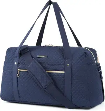 BAGSMART Quilted Weekender Duffel