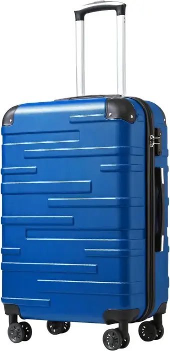 Coolife Luggage Suitcase Carry-on Hardside