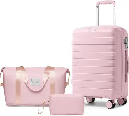LARVENDER Luggage Sets 3 Piece with Duffel