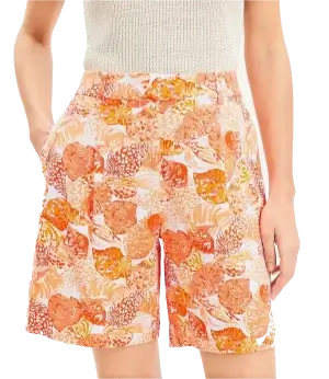 Loft Peyton Shorts in Seashell Linen Blend