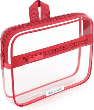 Olanmark TSA Approved Toiletry Bag (With Handle)