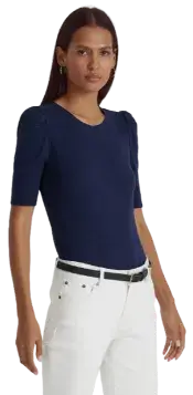 Ralph Lauren puff sleeve top
