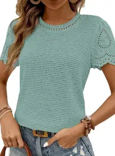 SHEWIN Womens Frenchy Summer Tops