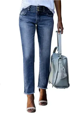 Sidefeel Women's High Waisted Jeans