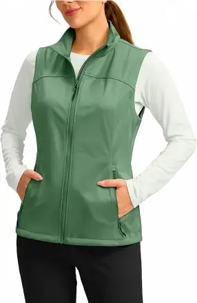 Soothfeel Women's Vest with Zipper Pocekts