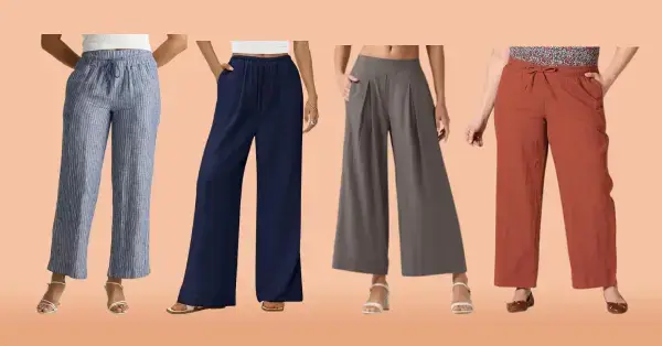Wide Leg Linen Pants For Women