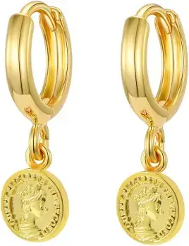 XYJZXY Gold Huggie Small Hoop Earrings